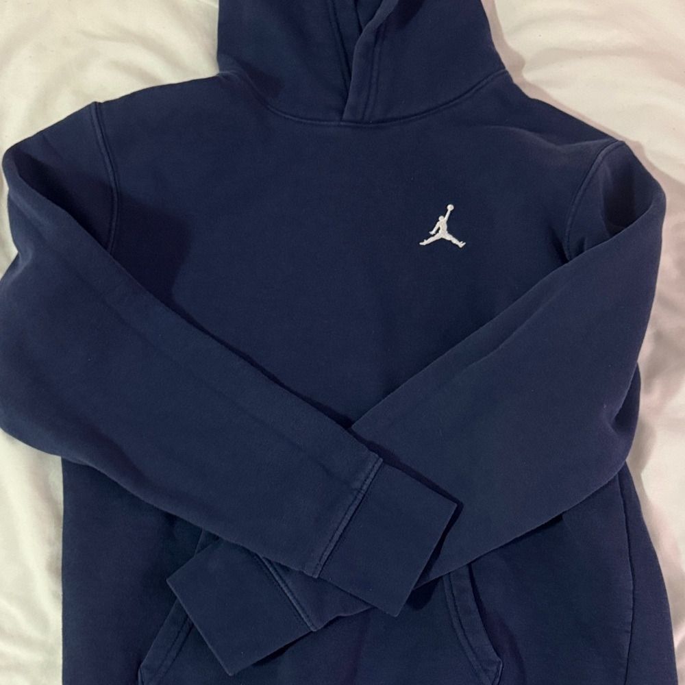 Jordan Navy Blue Hoodie Boys